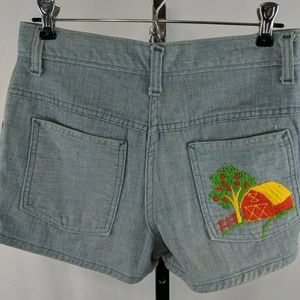 Sears Roebuck Jr Bazaar High Waisted Jean Shorts